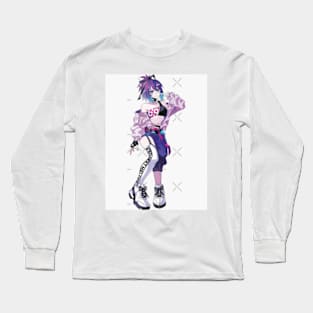 anime art girl Long Sleeve T-Shirt